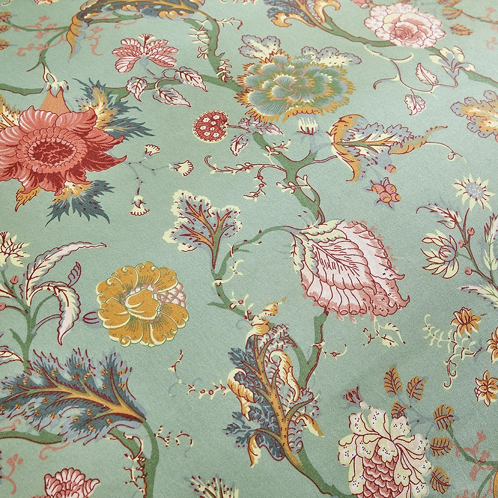 Vintage Floral Printed Duvet Cover Set – Soft Brushed Polyester Bedding Collection