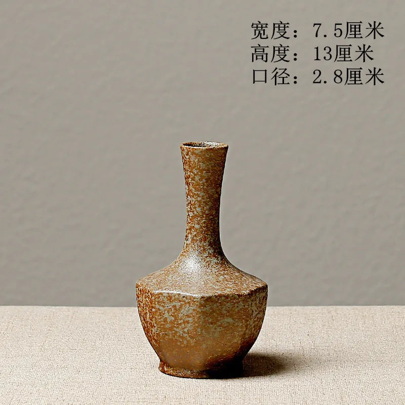 Abstract Terracotta Vase