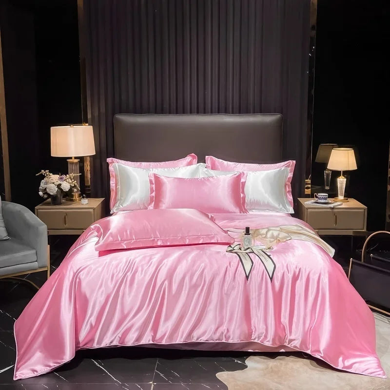 Lan Duo Mao Silk Blend Duvet Cover Set Mulberry Silk Edition