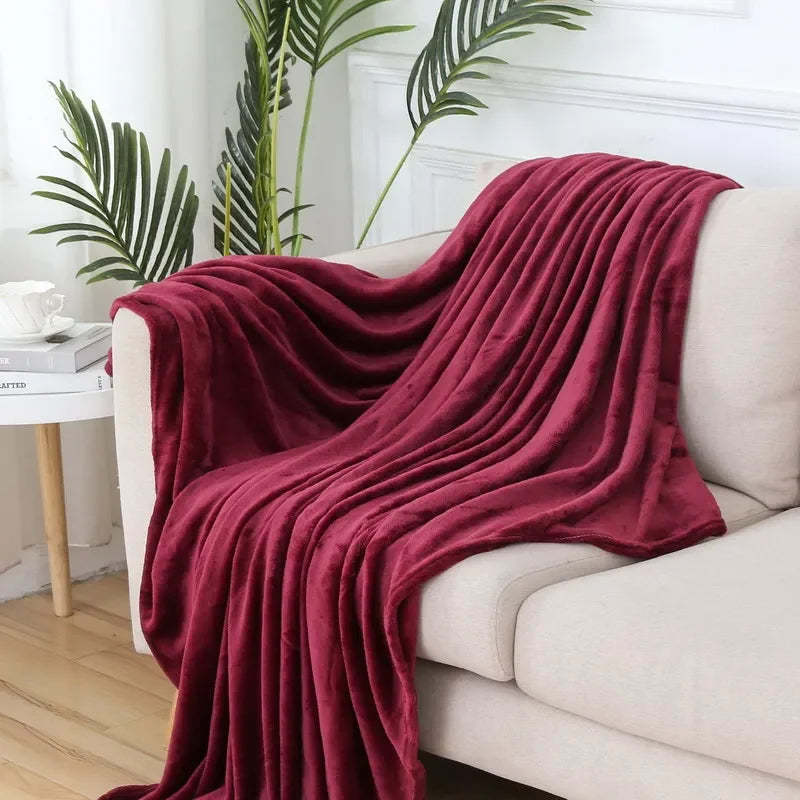 Luxurious Velvet Sofa Blanket