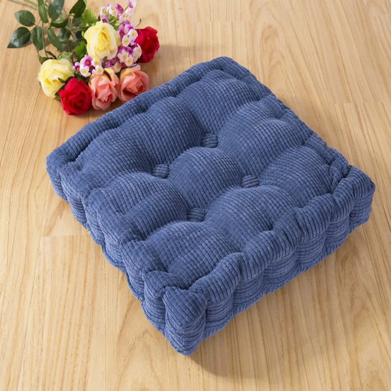 Xiao Qi Qi Corduroy Tatami Floor Cushion Elite Home Office
