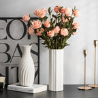 Pure White Ceramic Vase | Timeless Minimalist Home Décor