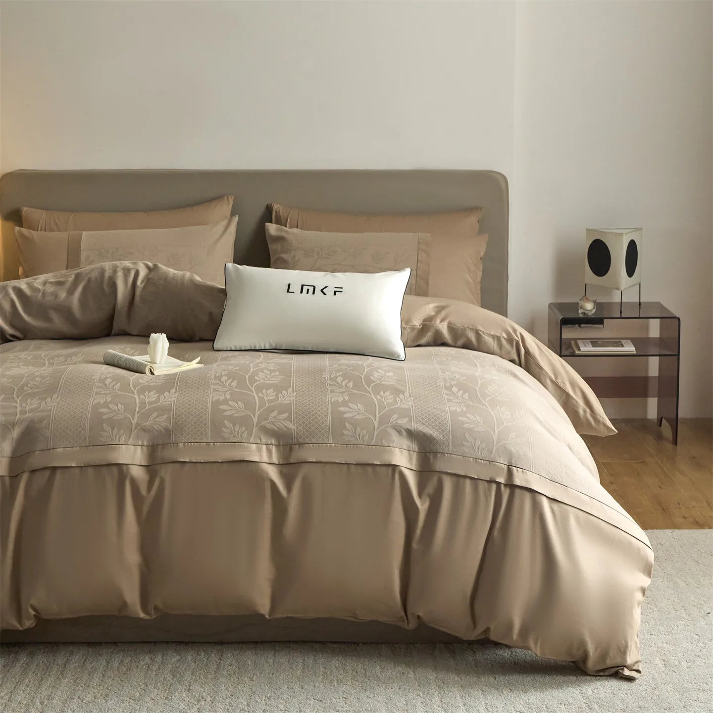 Svetanya Satin Egyptian Cotton Bedding Set Jacquard Reserve