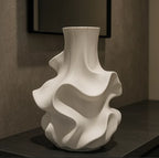 Artisan Black & White Ceramic Vase | Creative Luxury Home Décor