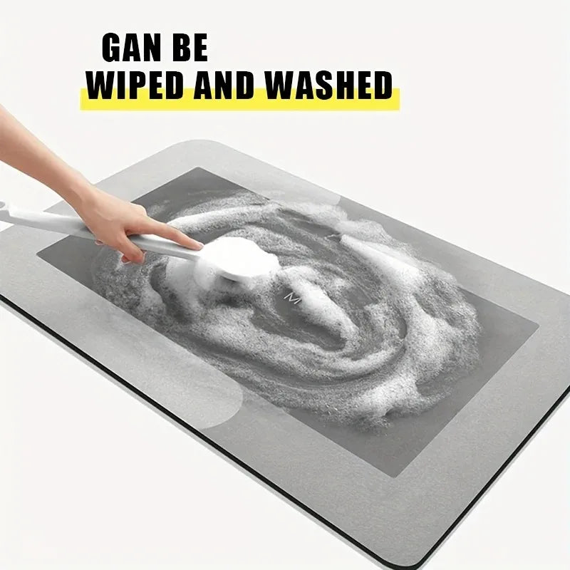 Premium Diatomaceous Bath Mats – Fast-Drying Non Slip Bathroom Rugs