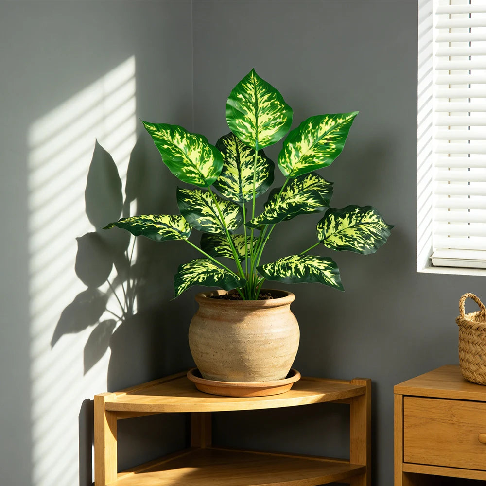 Monstera Tropical Leaf Stem | Luxury Artificial Plant for Interior Styling