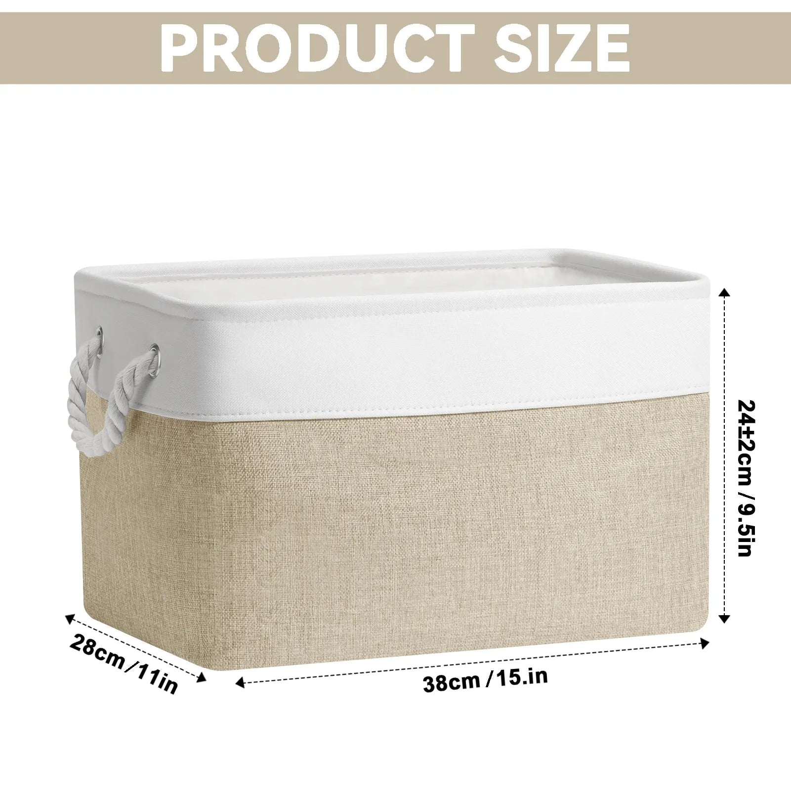 Foldable Fabric Storage Bin