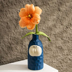Hand-Drawn Dopamine Ceramic Vase | Joyful Home Décor & Children’s Room Accent
