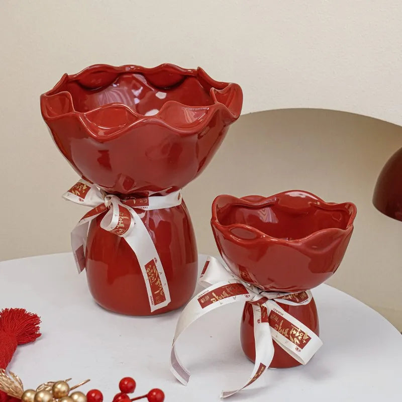 Ceramic Mood Vase | Luxury Porcelain Flower Vessel | Perfect Couple's Gift