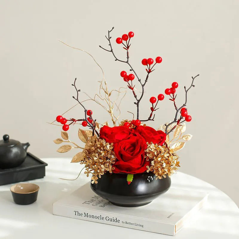Sculptural Ceramic Vase Set | Luxury Home Décor Ornament