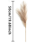 Six Pieces Artificial Pampas Grass For DIY Floral Arrangements Wedding Decor
