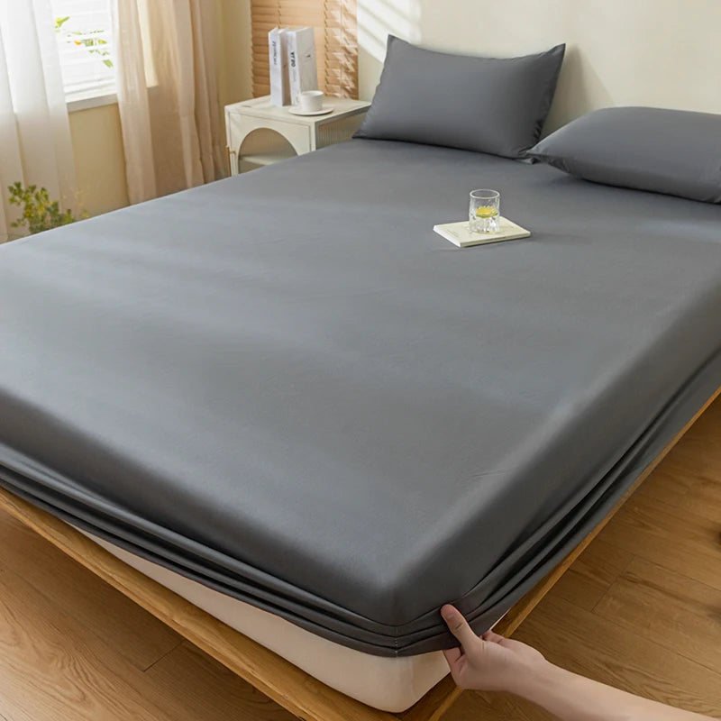 Cha Yu Waterproof Fitted Sheet Mattress Cover Polyester Cotton Blend Exclusive