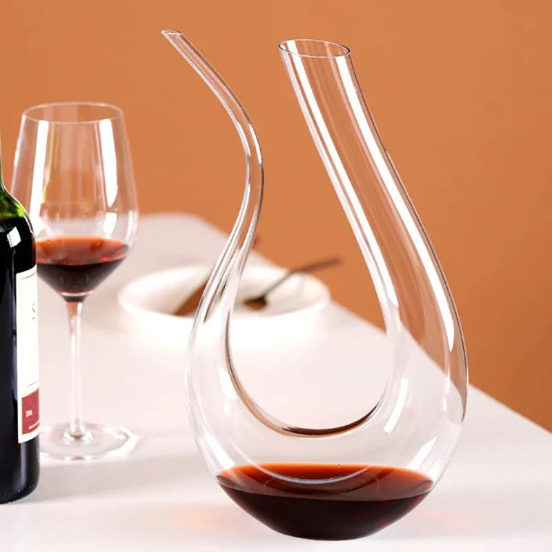 Crystal Wine Decanter Aerator 1500ml – Elegant Barware Essential for the Modern Home Bar