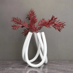 Sculptural Metal Vase | Luxury Modern Home Décor & Gift