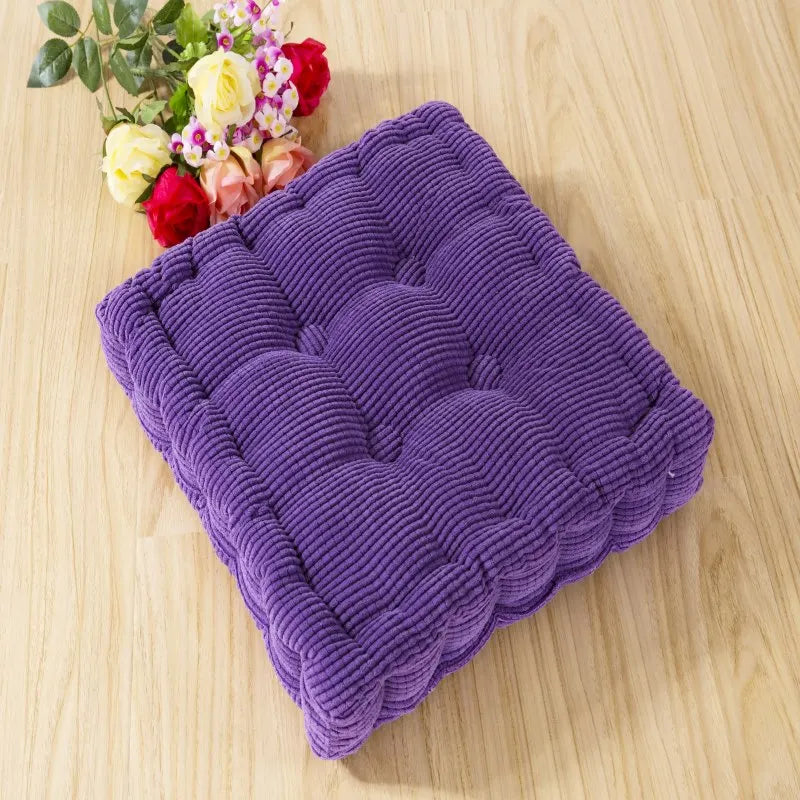 Xiao Qi Qi Corduroy Tatami Floor Cushion Elite Home Office