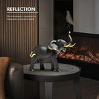 Sculptural Elephant Figurine | Luxury Resin Statue for Home Décor & Gifting