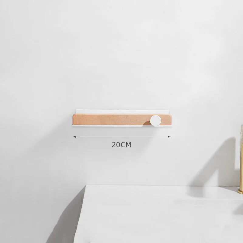 Aluminium Alloy Premium Edition Bathroom Wall Shelf White