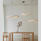Wabi-Sabi Paper Pendant Chandelier | Luxury Nordic Ceiling Light for Living & Dining