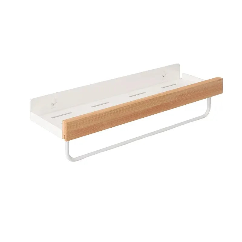 Aluminium Alloy Premium Edition Bathroom Wall Shelf White