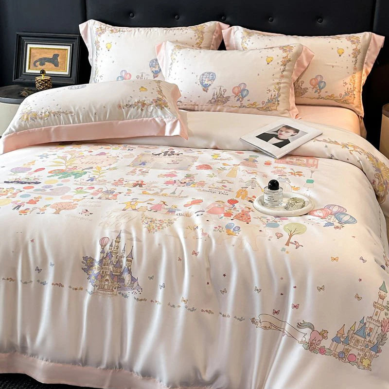Lyocelluxe Floral Bedding Set Lyocell Collection Boutique