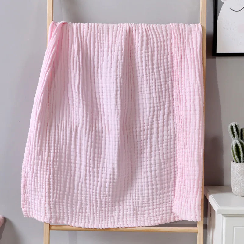Baby Cotton 6 Layer Gauze Throw Blanket Waffle Weave Limited Edition