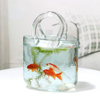 Designer Bag-Silhouette Glass Vase | Nordic Luxury Home Décor