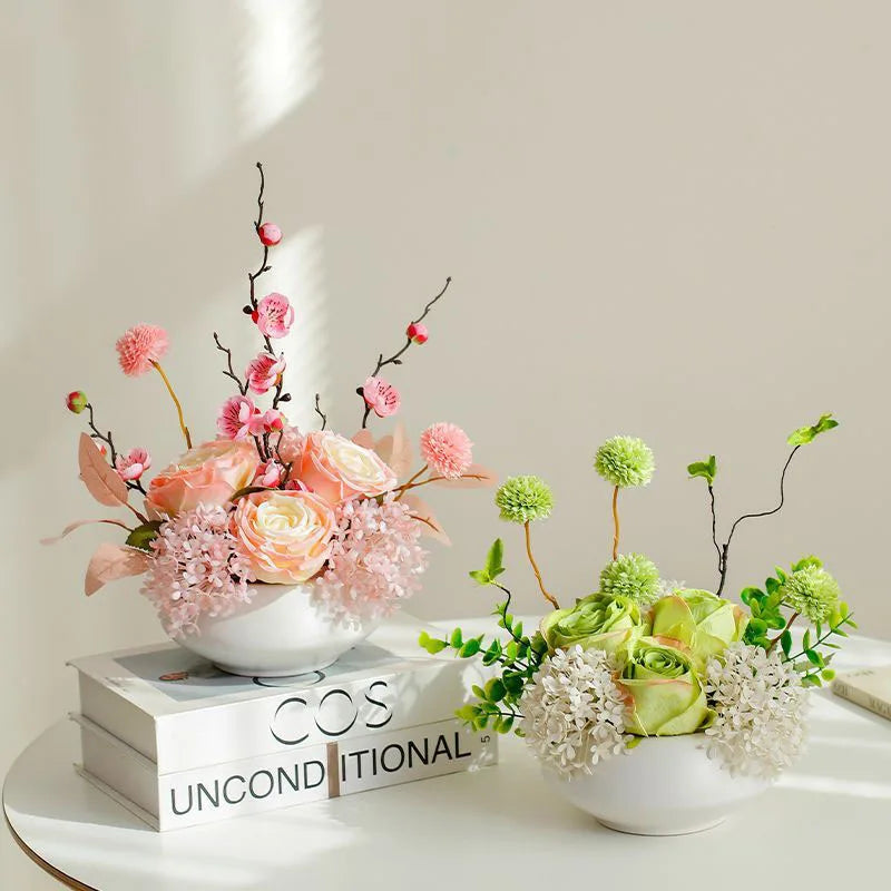 Sculptural Ceramic Vase Set | Luxury Home Décor Ornament