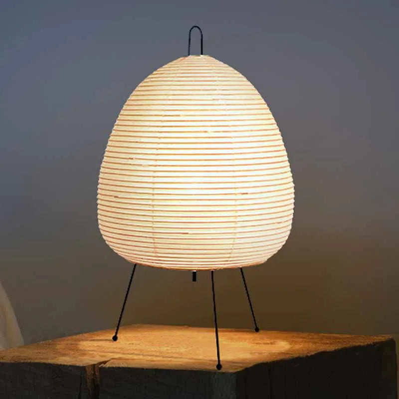 Elegant Japanese Paper Table Lamp