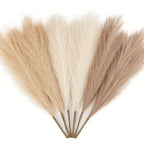 Six Pieces Artificial Pampas Grass For DIY Floral Arrangements Wedding Decor