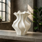 Artisan Black & White Ceramic Vase | Creative Luxury Home Décor