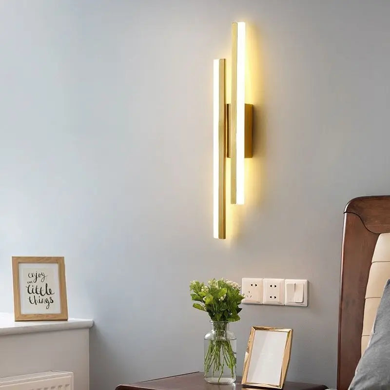 Modern LED Wall Sconce | Dimmable Acrylic Wall Lamp for Bedroom & Living Room