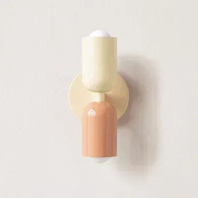 Macaron Wall Light | Nordic Bedside & Corridor Lamp | Colourful LED | E27