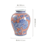 Elegant Blue & White Ceramic Vase