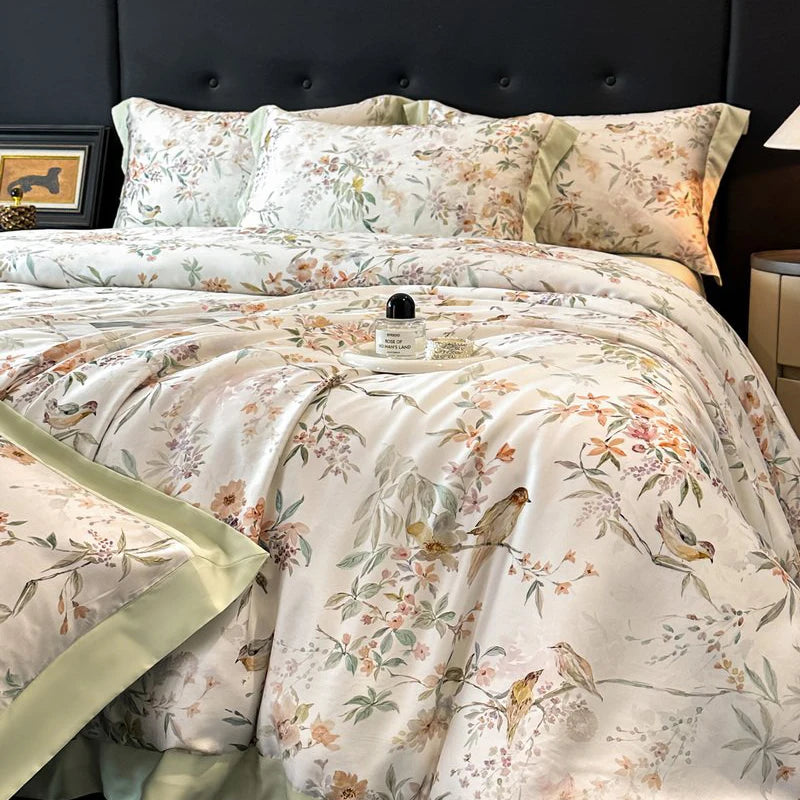 Lyocelluxe Floral Bedding Set Lyocell Collection Boutique