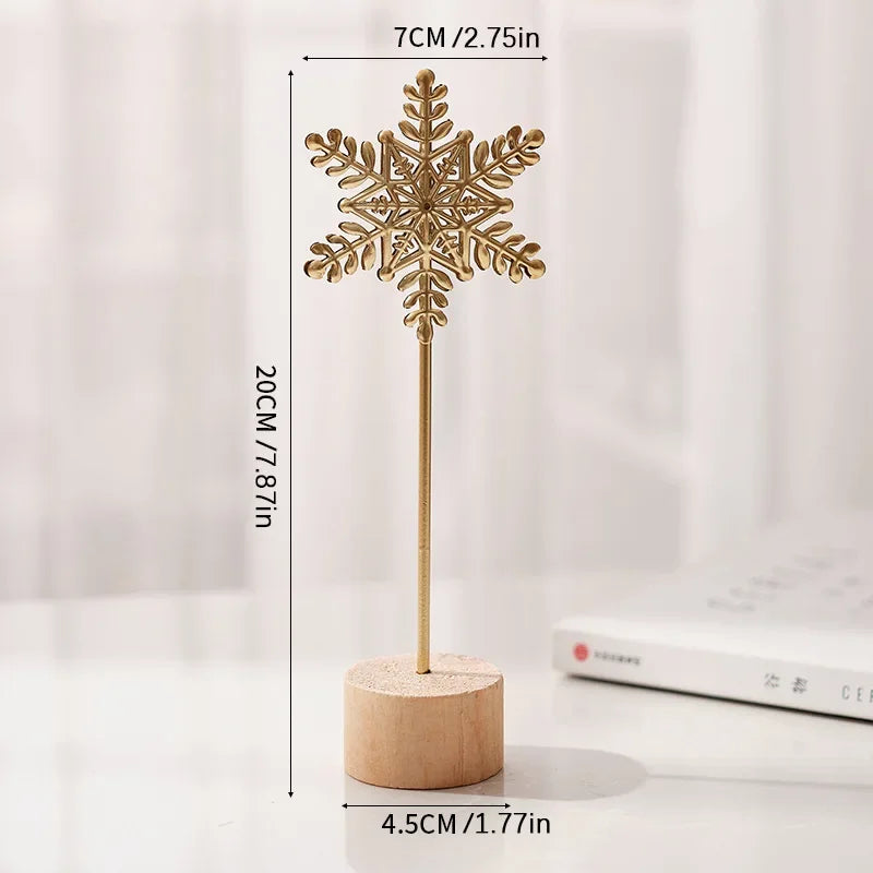 Elegant Gold Leaf Ornaments