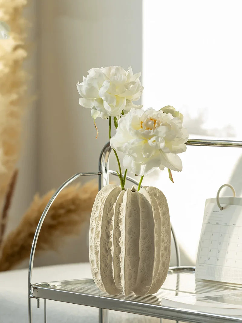 Minimalist White Porcelain Vase | Luxury Ceramic Home Décor