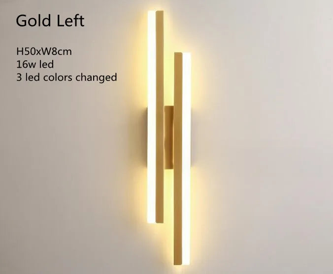 Modern LED Wall Sconce | Dimmable Acrylic Wall Lamp for Bedroom & Living Room