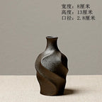 Abstract Terracotta Vase