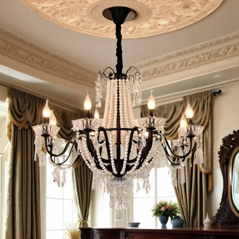 Artpad Gold Crystal Chandelier Pearl Beads Limited Edition