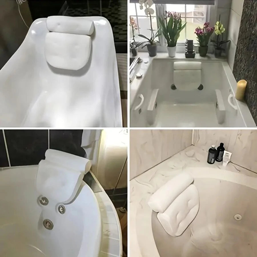 Luxury Bath Cushion – The Best Bath Pillow for Tub Comfort and Neck Support
