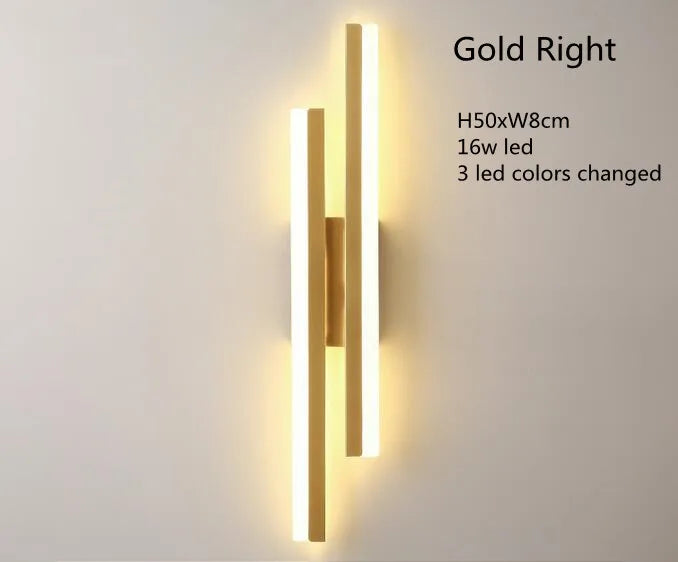 Modern LED Wall Sconce | Dimmable Acrylic Wall Lamp for Bedroom & Living Room