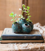 Zen Barnacle Pottery Vase | Wabi-Sabi Home Décor