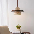 Brandless Yellow Cave Stone Bedside Pendant Light Wabi Sabi Ltd