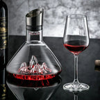 Handmade Crystal Whisky Decanter – Contemporary Home Bar Essential for Cocktail Shakers
