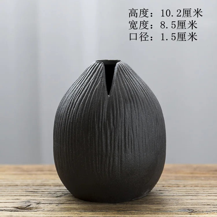 Abstract Terracotta Vase