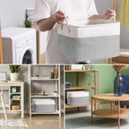 Storage Bins, Foldable Storage Cubes,Fabric Cubes Storage Basket, Decorative Storage Basket for Home, Shelves Organizers