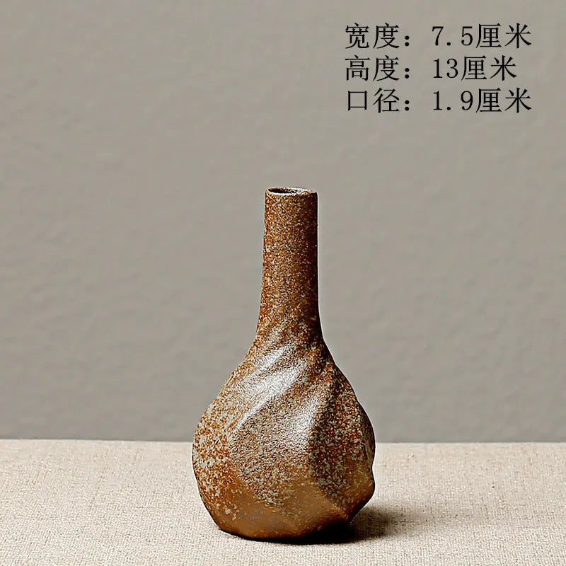 Abstract Terracotta Vase