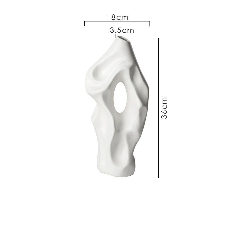 Creative Expression Ceramic Vase | Designer Luxury Home Décor