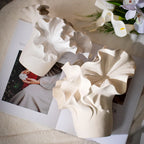 Handmade Petal Pleats Vase | Artisan Pottery Vessel for Luxury Interiors