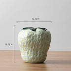Strawberry Ceramic Sculptural Vase | Playful Luxury Home Décor